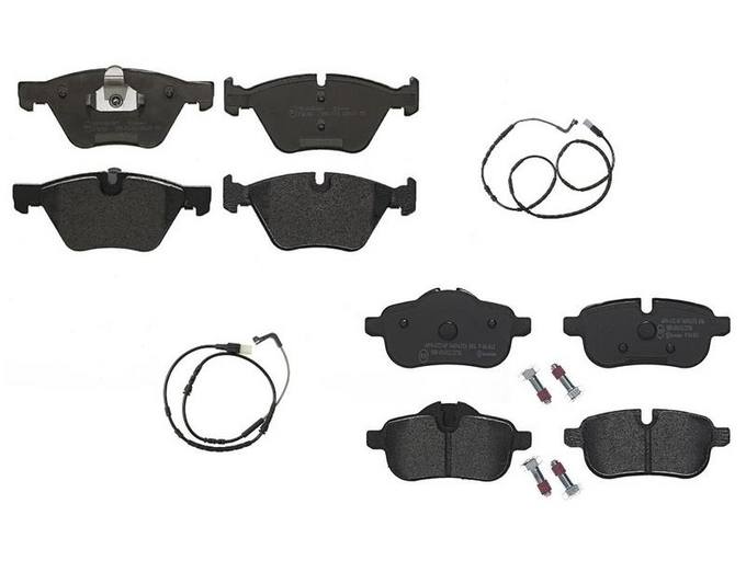 Brembo Brake Pads Kit -  Front and Rear (Low-Met)